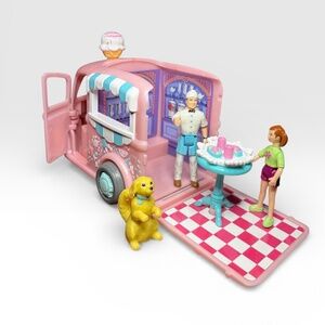 Vintage - Fisher-Price Sweet Streets ICE CREAM TRUCK playset with 6 accessories
